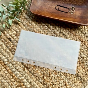 A5 Blank Cash Envelope | Matte Laminated | Minimal Aesthetic | Sinking Funds | Savings Challenge Envelope