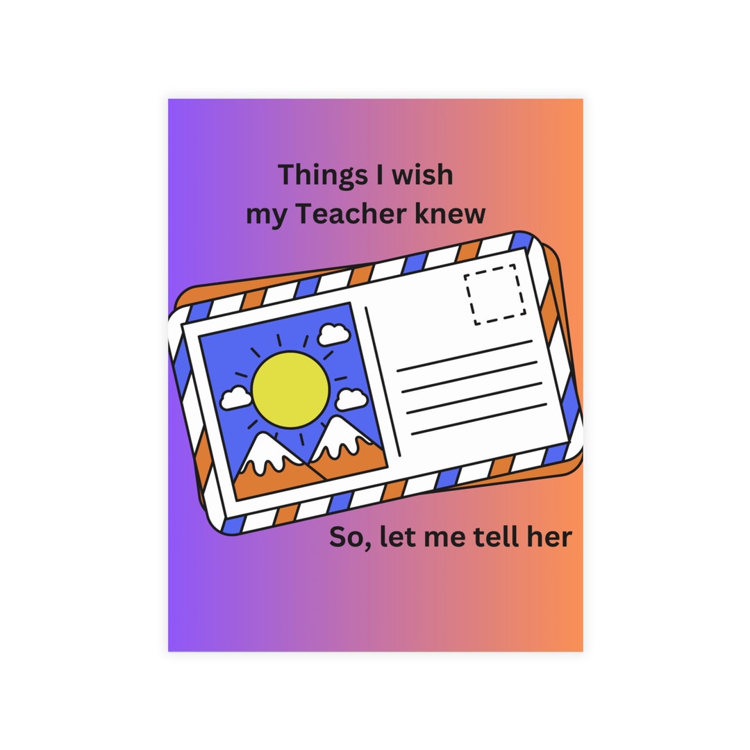 Student Postcards: Classroom Icebreaker Activity (50pcs) - Etsy