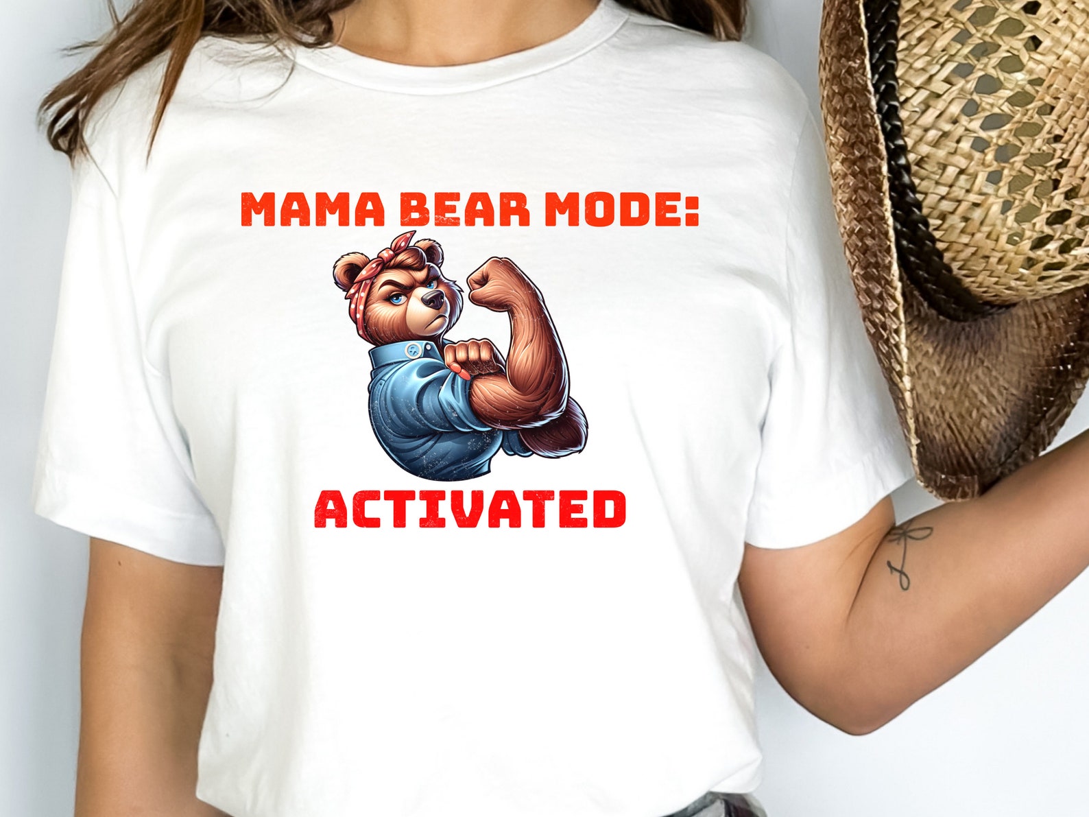 Mama Bear Mode Activated T Shirt Mother's Day Gift for Fierce Moms ...