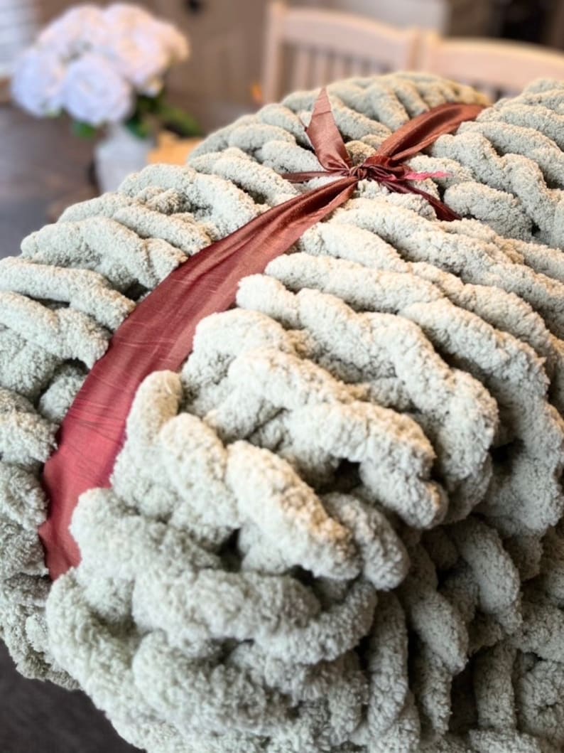 Chunky Blanket Etsy