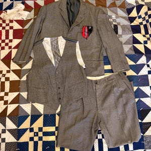 50s 3 piece suit - Etsy 日本