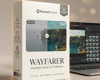 Cinematic Travel LUT Collection: 129 Looks, LOG Conversion, Color Grade System