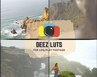 Deez LUTs | Cinematic Log LUT Color Grading Pack | Sony Canon Fujifilm DJI | Premiere Pro & DaVinci Resolve
