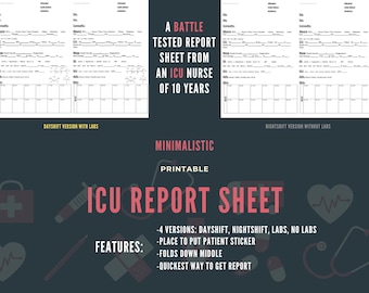 ICU Report Sheet