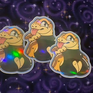 Lizard Lass || Furry / Scalie Sticker!