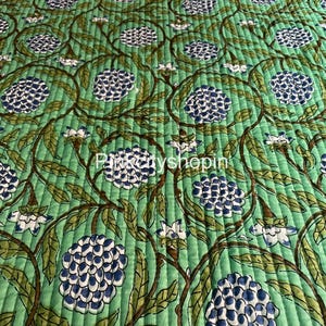 Tissu matelassé imprimé à la main, tissu en coton indien,tissu de remplissage en coton pour chemin de table, artisanat,tissu matériel de sac