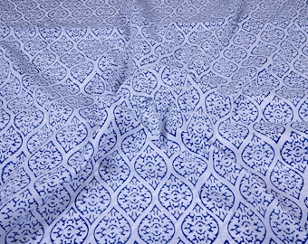 Floral Cotton Fabric By The Yard: Hand Block Print Clothing