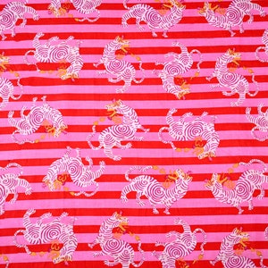 Drachen Print Rosa Baumwollstoff, Indischer Baumwolle Voile, Reiner Baumwollstoff, Sommerstoff, Für Vorhänge Nähen Kinder Basteln