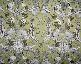 Animal Print Cotton Fabric: Indian Handmade Sewing Material