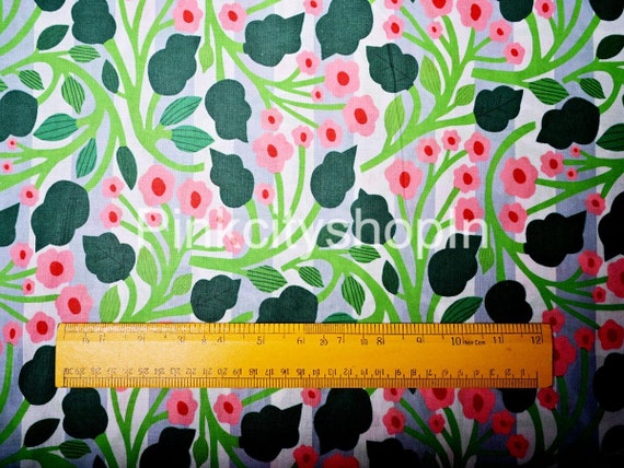 cotton dress fabric by the yard Floral Cotton Fabric,pillow Fabric,floral Fabric,printed Cotton Fabric,soft Fabric,summer Dress Fabric,fabric by 1/2 Yard,cotton Fabric