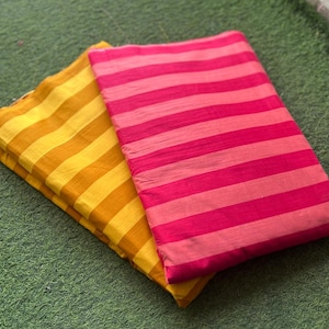 Elegant Cotton Stripe Fabric by the Yard – Perfect for DIY Projects, Home Décor, and Crafts, Gift For Her