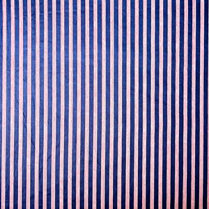 Dunne katoenen streepstof, 100% katoenen stof voor jurk gordijnkussen voering, op maat gesneden blauwe streepstof verkocht, woondecoratie