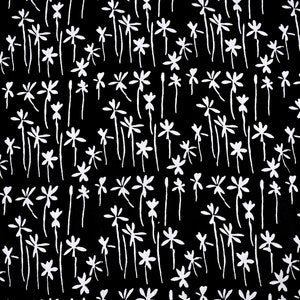 Palm Tree Cotton Fabric: Hand Block Printed Floral Material