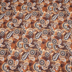 Paisley Print Cotton Fabric: Soft Indian Dress Making Material