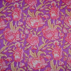 Pink Floral Fabric, Tiny Flowers, Fabric by the yard, Quilting Fabric, Apparel Fabric, 100% Cotton Fabric, Gift For Mother