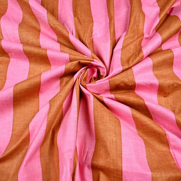 Gender Neutral Cotton Fabric, Indian Cotton Fabric, Stripe Fabric Collection, 100% Cotton Fabric, Sewing Voile