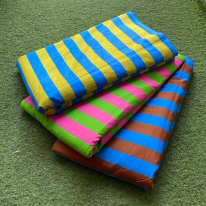Classic Cotton Stripe Fabric by the Yard, Unique And Versatile Fabric, 100% Cotton Fabric, Sold By The Yard, Home Decor Room Decor Fabric