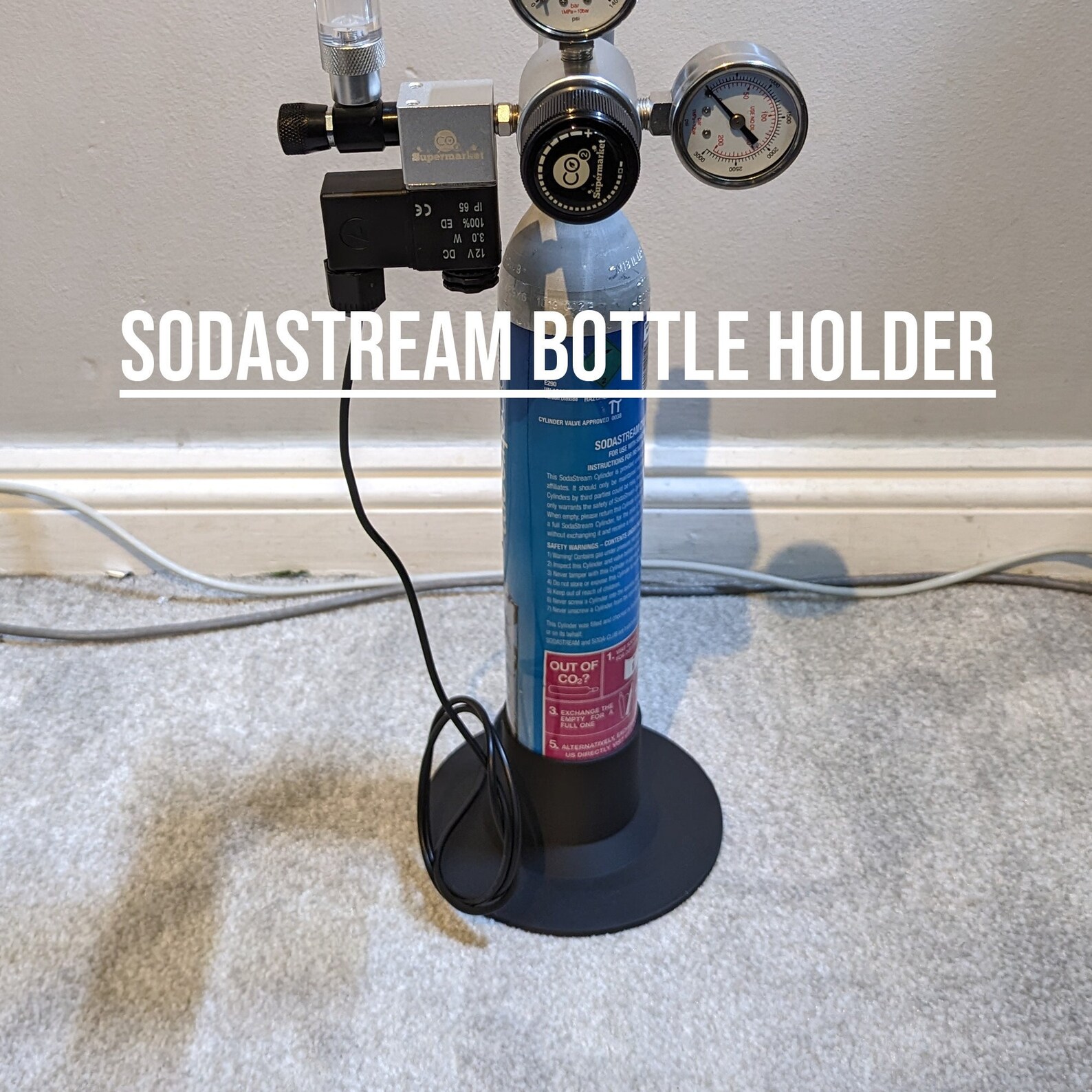 Sodastream Bottle Holder for Aquarium Gas Regulators Etsy