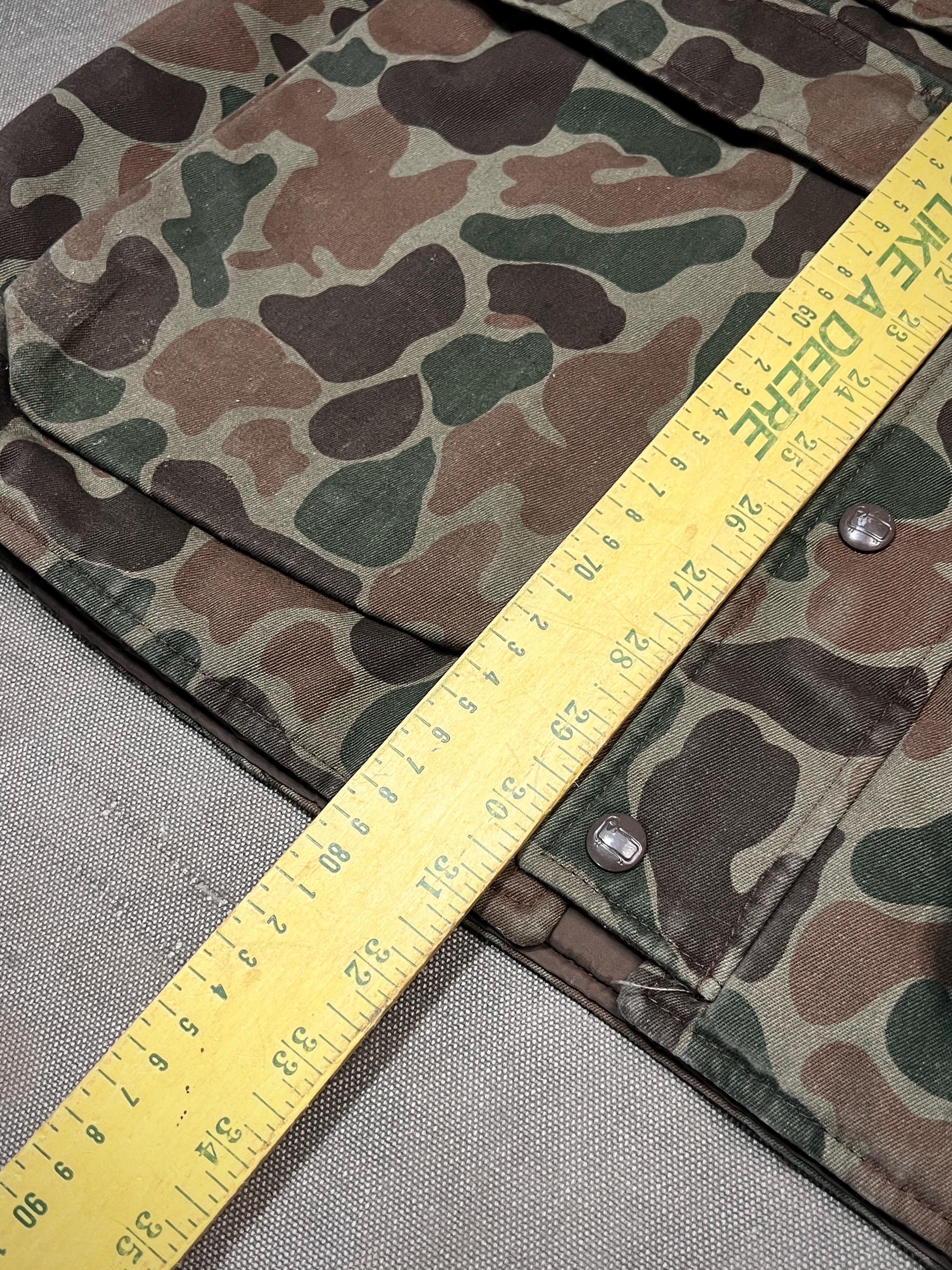 Vtg 80s Woolrich Duck Camo Hunting Streetwear Jacket Made in USA