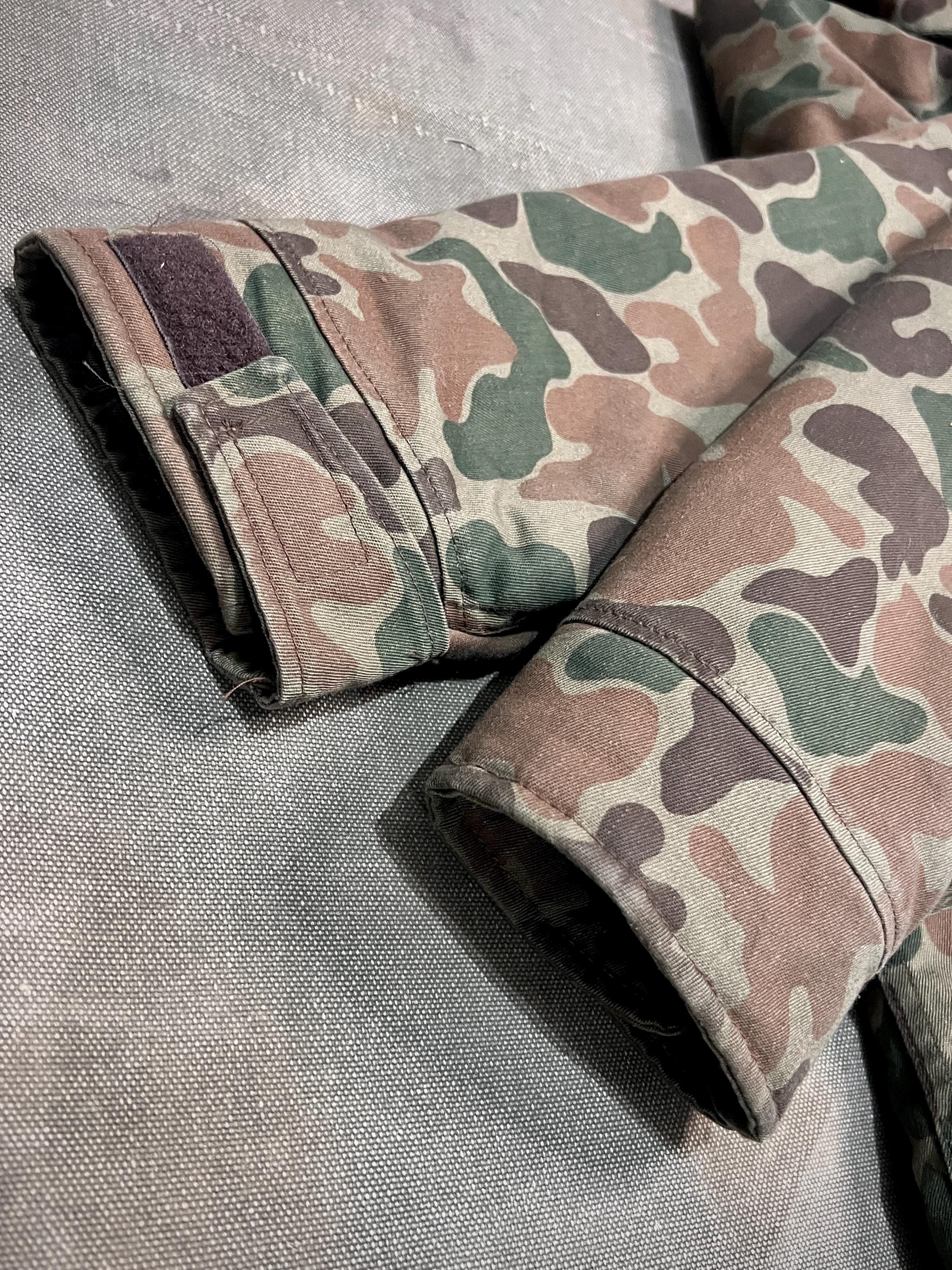 Vtg 80s Woolrich Duck Camo Hunting Streetwear Jacket Made in USA