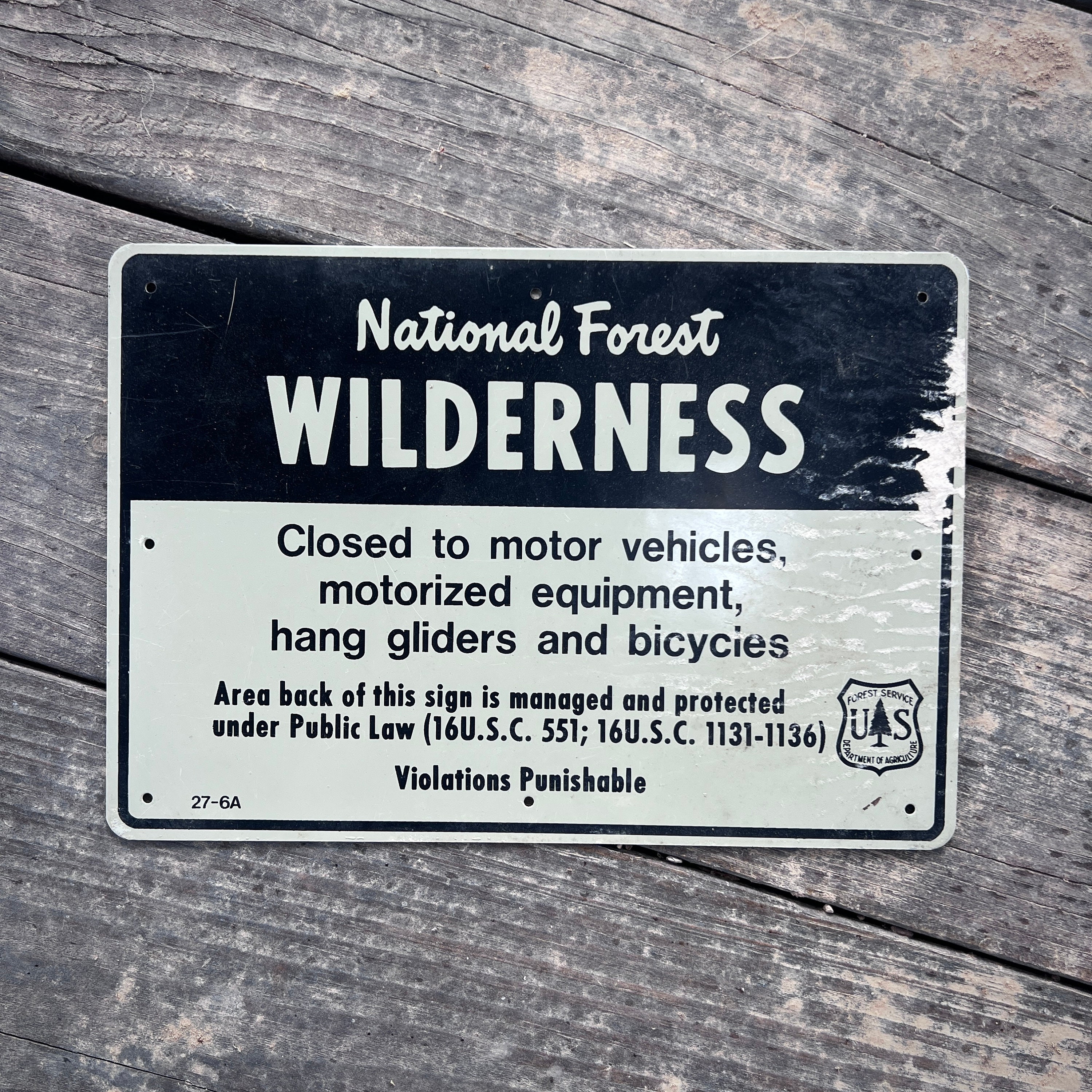 Wilderness Sign Example 80’s National Forest Wilderness Forest Service Vintage Sign - Etsy