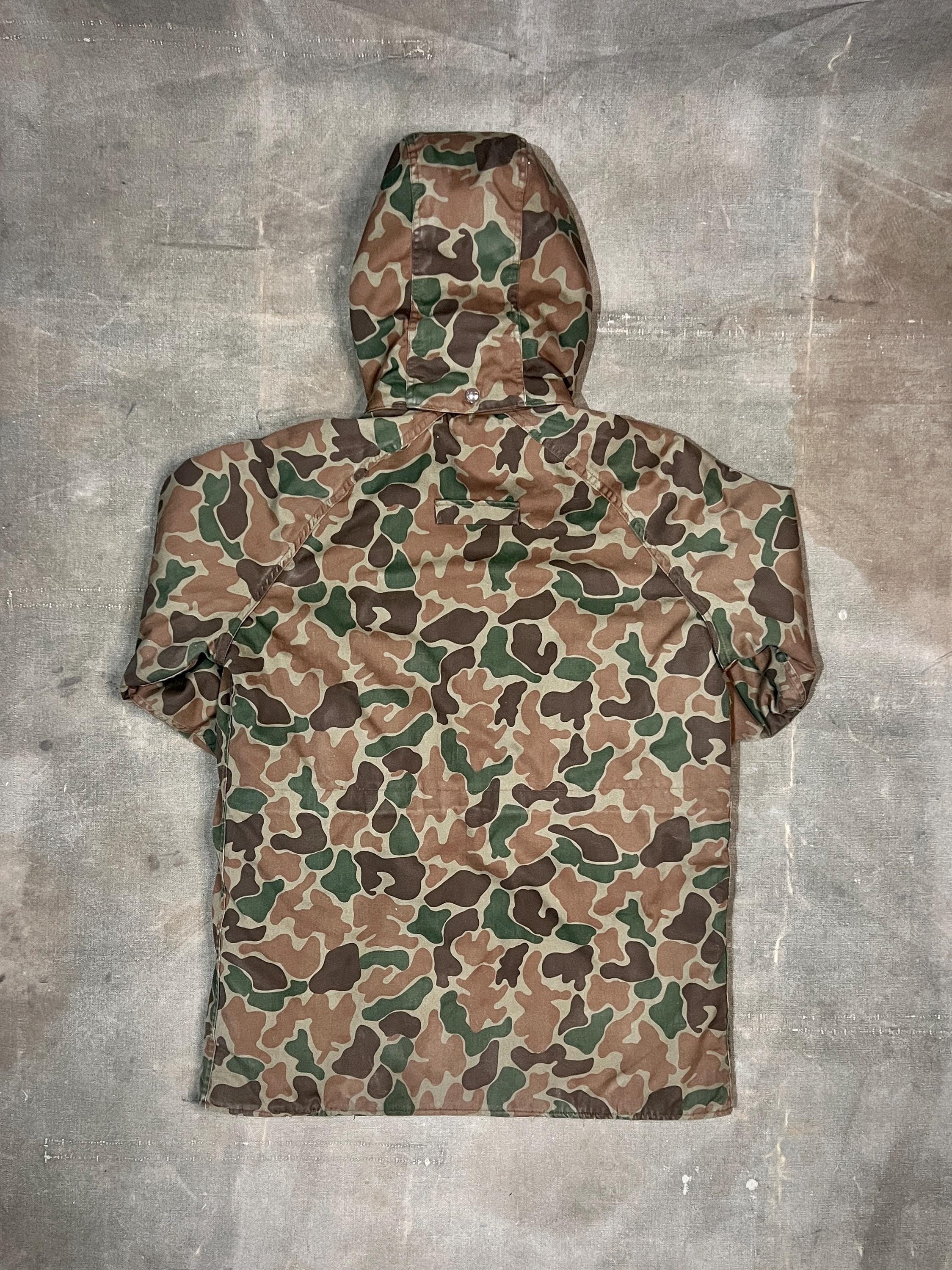Vtg 80s Woolrich Duck Camo Hunting Streetwear Jacket Made in USA