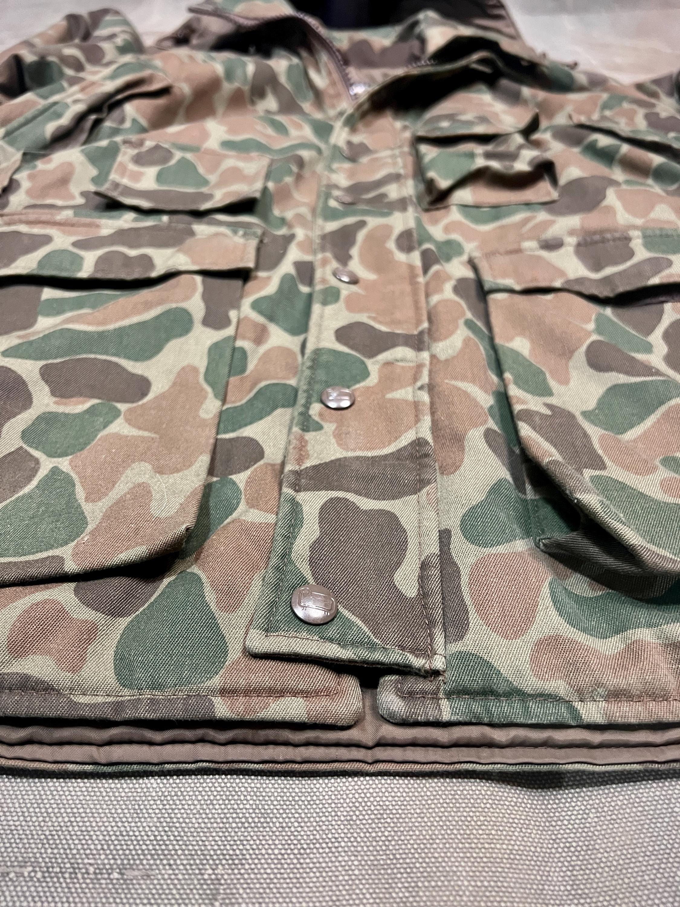 ジャケット・アウター 80s woolrich wool jacket duckhanter camo Vtg 80s Woolrich Duck Camo Hunting Streetwear Jacket Made in USA