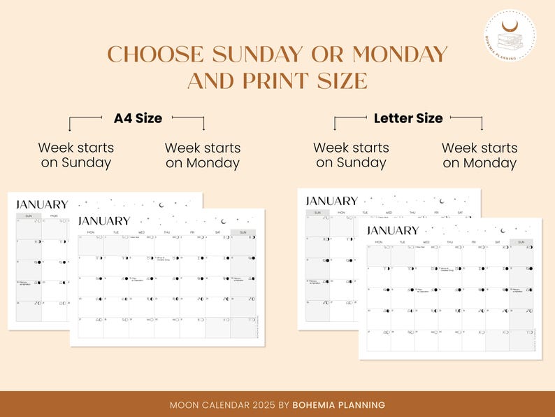 2025 Lunar Calendar Planner Pdf 