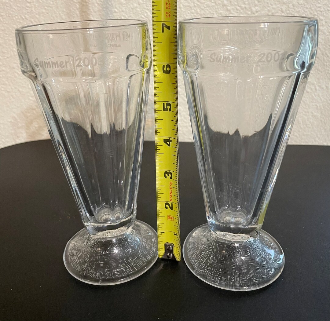 Starbucks Promotional Malt Frappuccino Glasses, Set of 2 Etsy