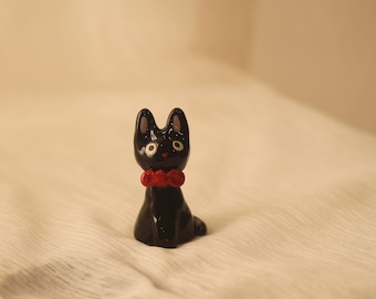 Pre-order Cute Black cat Handmade Ceramic Incense Holder,Unique Gift, House Warming Gift for Her, Home Decor, Adorable Gift