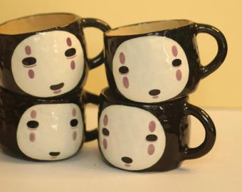 Zamów w przedsprzedaży uroczy, wyjątkowy kubek Characrer w kolorze czarnym, uroczy kubek ceramiczny do kawy z motywem anime, kubek do herbaty, prezent urodzinowy dla niej, prezent walentynkowy
