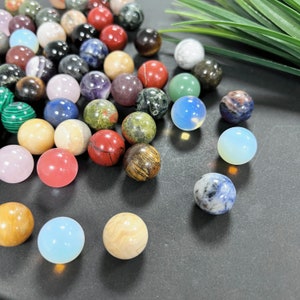 Bulk 16mm Crystal Sphere, Quartz Crystal Stone Sphere, Wholesale Gemstone Ball, Healing Crystal Gift