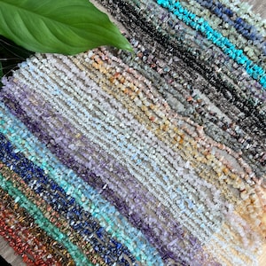 Mini Crystal Chip Bead Strand for Jewelry Making