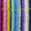 5x8mm Rainbow Rondelle Beads, Colored Jade Rondelle Beads, 8mm Smooth Rondelle Beads Bulk, DIY Jewelry, Wholesale Beads product logo
