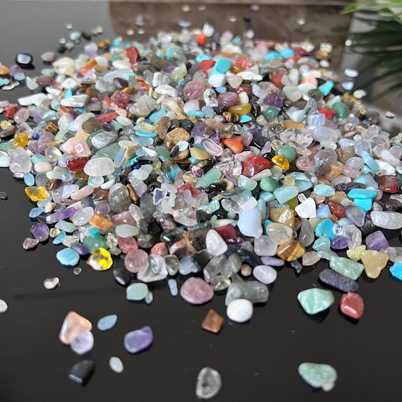 gemstone chips undrilled