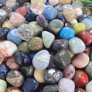 Trommelstenen Bulk, Gemengde Trommelkristallen Set, Gepolijste Ruwe Kristallen, Helende Kristallen Geschenken