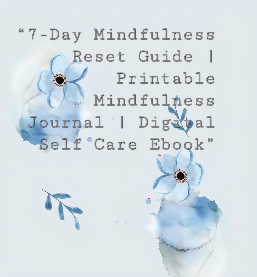 7-day Mindfulness Reset Guide | Printable Mindfulness Journal | Digital ...