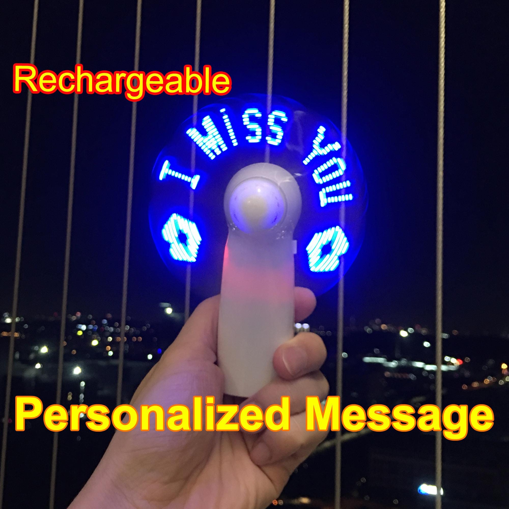 Custom Hand Fan,Personalize Hand Fan,Portable Fan,Personalise Fan,Mini Fan,Light Up Fan