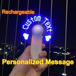 Fan For Wedding,Wedding Fan, Custom Hand Fan,Led Fan,Light Up Fan,Personalize Hand Fan