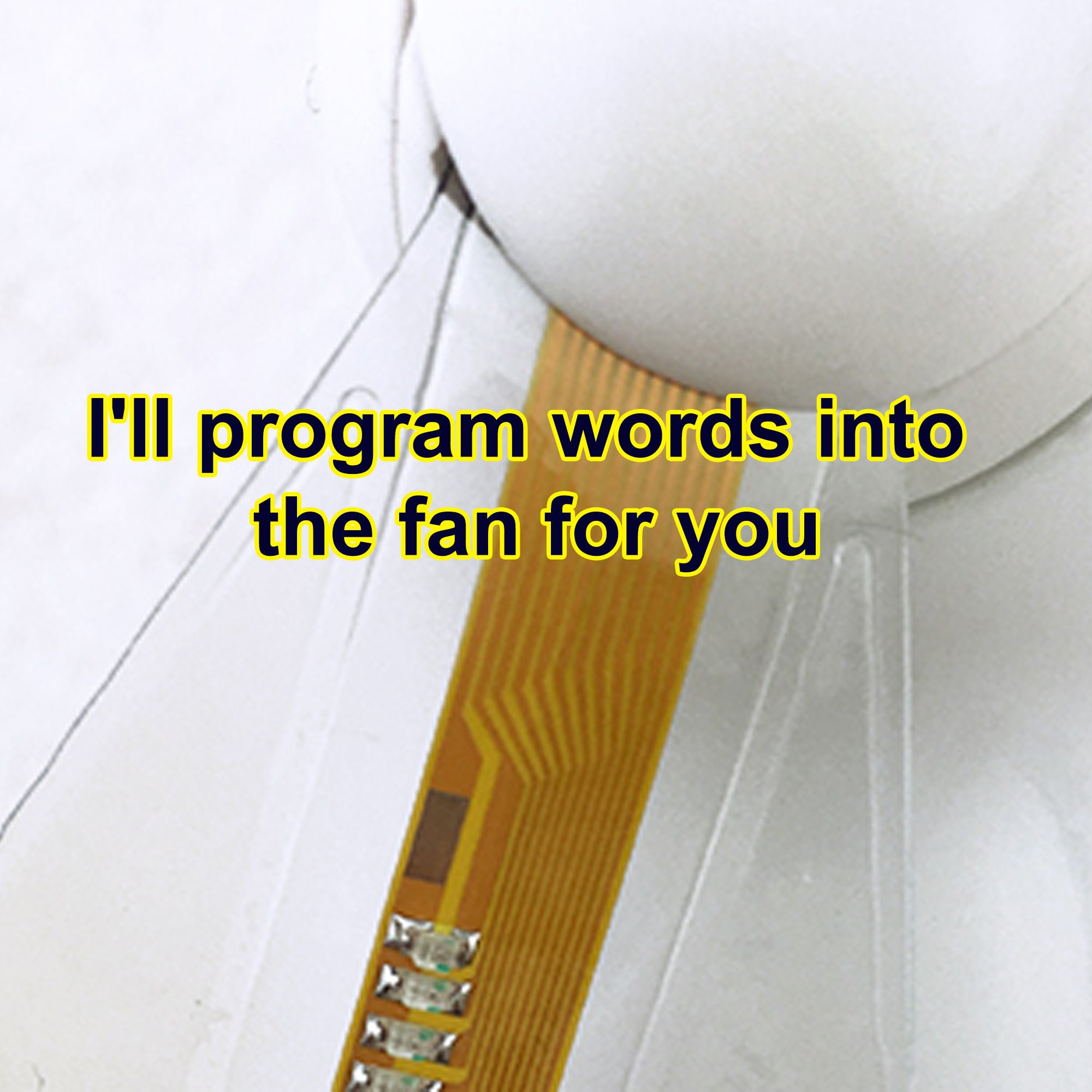 Light Up Fan,Personalize Hand Fan,Message Led Hand Fan,Customizable Fan,Personalise Fan
