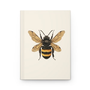 Vintage Bee Notebook - Anatomical Bee Illustration Journal, Ideal for Entomologists and Nature Enthusiasts