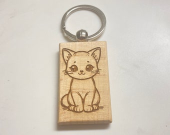 Adorable Cat Keychain - Perfect Companion for Your Keys or Bag!