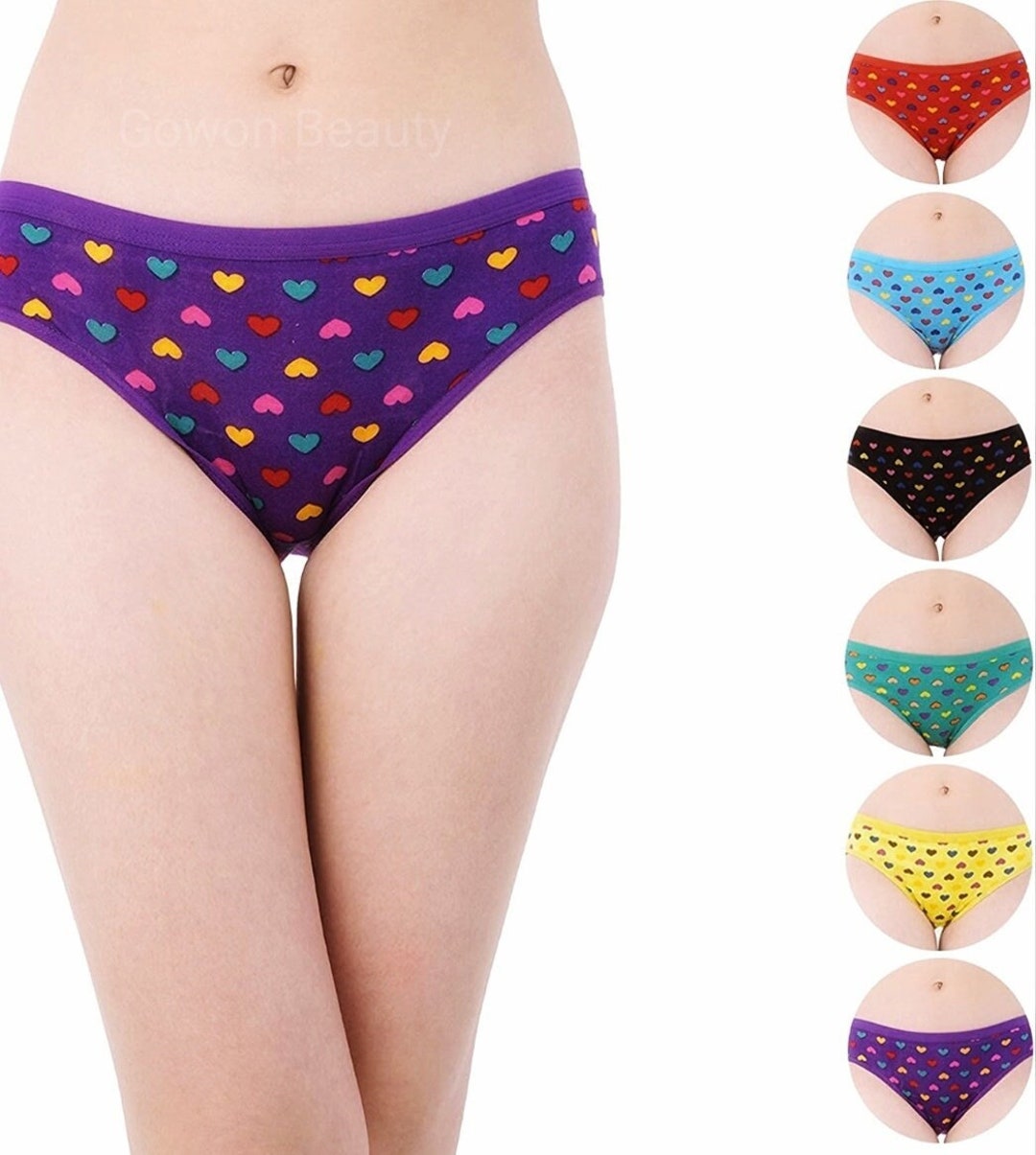 Fashion New Design Affordable Panties ( 6 Set) Different Colours