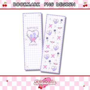Enemies to lovers PNG bookmark design Printable bookmark design for for commercial use