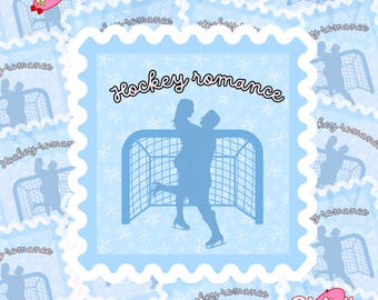 Hockey Romance Buch Trope Stempel PNG für Kindle-Aufkleber Romance Reader Sports Romantik Aufkleber