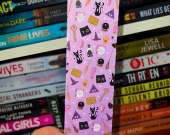 Witchy bookmark / magic bookmark / celestial gift /book lover / bookish giffs