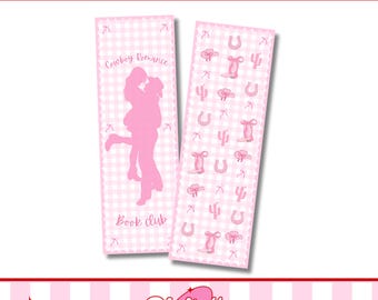 Niedliches Cowboy Romantik Png Lesezeichen Design