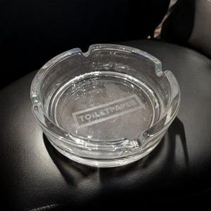 personalized ashtray with your logo local restaurant pub with laser engraving gift idea smokers