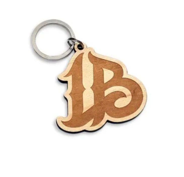 1-500pcs Custom Engraved Wood Keychain - Custom Shaped Keychain Made of ...