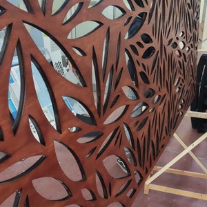 mdf panel or perforated wood unpainted internal external laser cutting home decoration, painting, diy, room divider